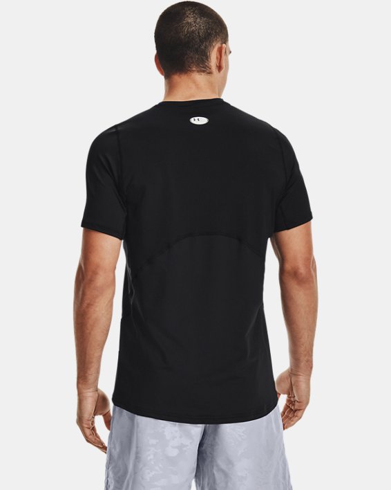 Herren T-Shirt HeatGear® Passgenau, Black, pdpMainDesktop image number 2